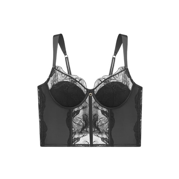 Black Lace Corset - Picture 1 of 11